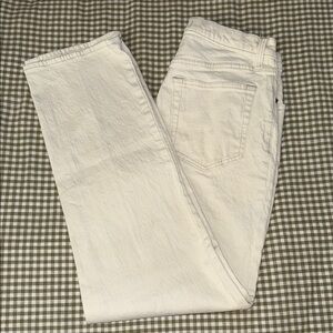 Abercrombie & Fitch High Rise Jeans - Cream